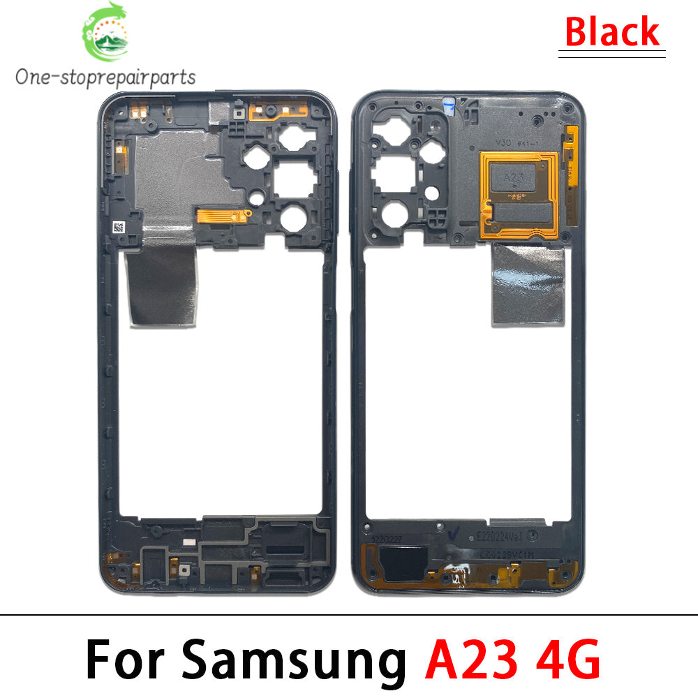 New For Samsung A23 A42 4G 5G Middle Frame Holder Housing Replacement Repair Parts Samsung phone repair parts