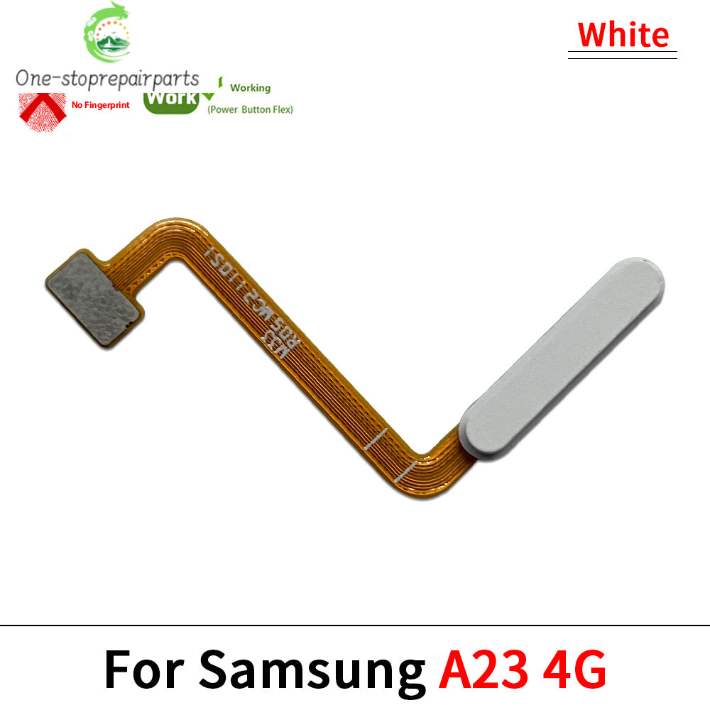 New For Samsung A15 A23 A03s 4G 5G Fingerprint Sensor Home Return Key Menu Button Flex Ribbon Cable Samsung phone repair parts