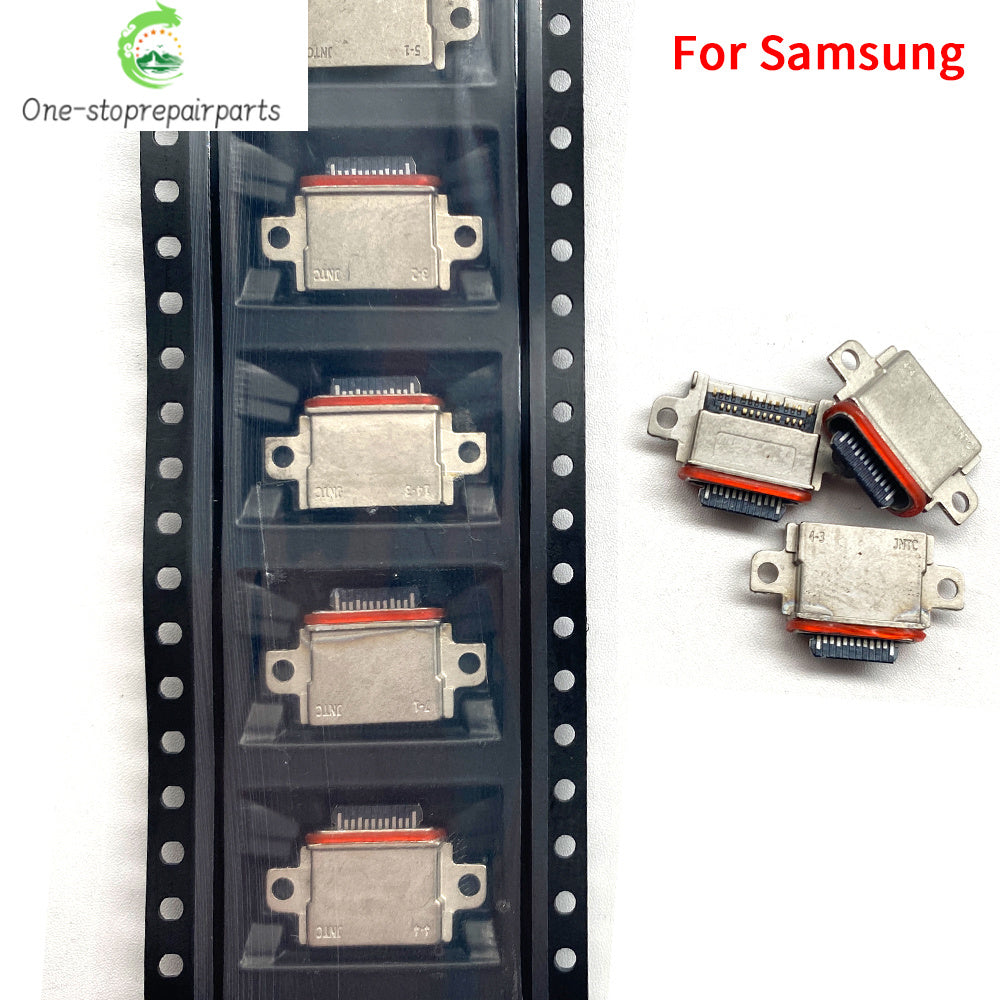 100Pcs, USB Charging Port Connector Charge Jack Socket Plug Dock For Samsung Z Flip 2 3 4 5 / Z Fold 2 3 4 5 Samsung phone repair parts