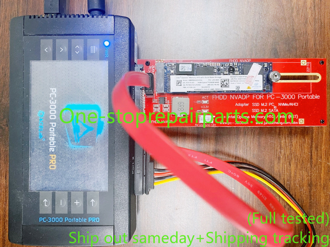 FHDD NVADP Adapter support PC-3000 Portable PRO/PC-3000 Portable3 support SSD M.2 PCIE NVME/AHCI/ PCle NVMe/AHCH Apple Macbook SSD M.2 SATA Optane SSD Intel Optane Memory H10/Intel(RST) repair tools