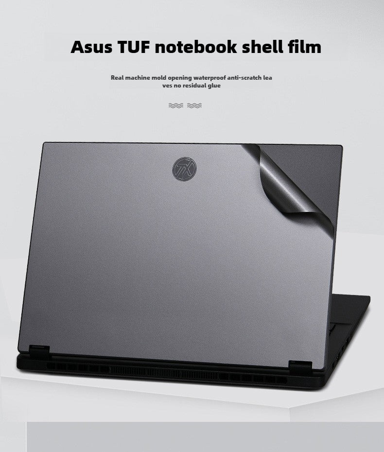 Applicable to ASUS TUF Air laptop film 2024 14-inch FA401 silver gray solid color body surface sticker AMD Ryzen version shell black matte transparent dust protective film