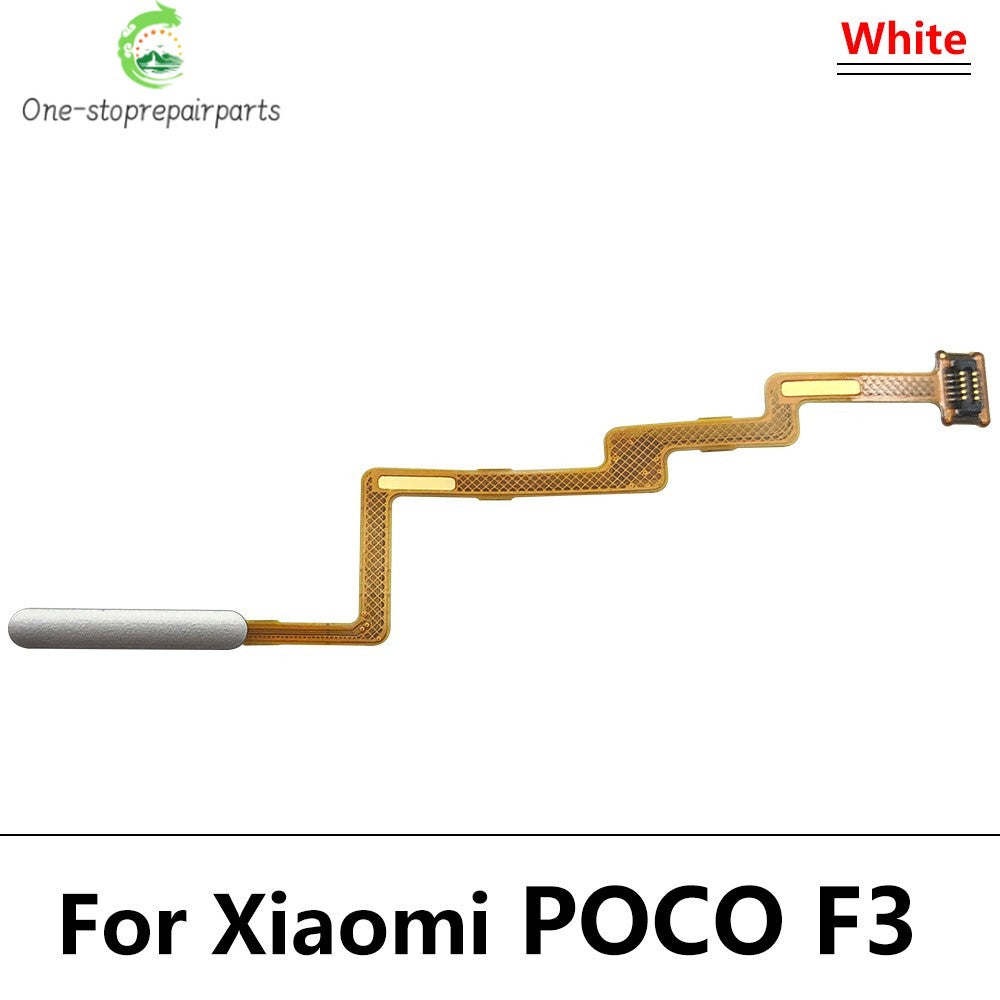 New Fingerprint Flex Cable For Xiaomi Mi Poco F3 F4 GT F5 5G Home Menu Button Key Flex Cable Replacement Parts Xiaomi  Xiao mi phone repair parts