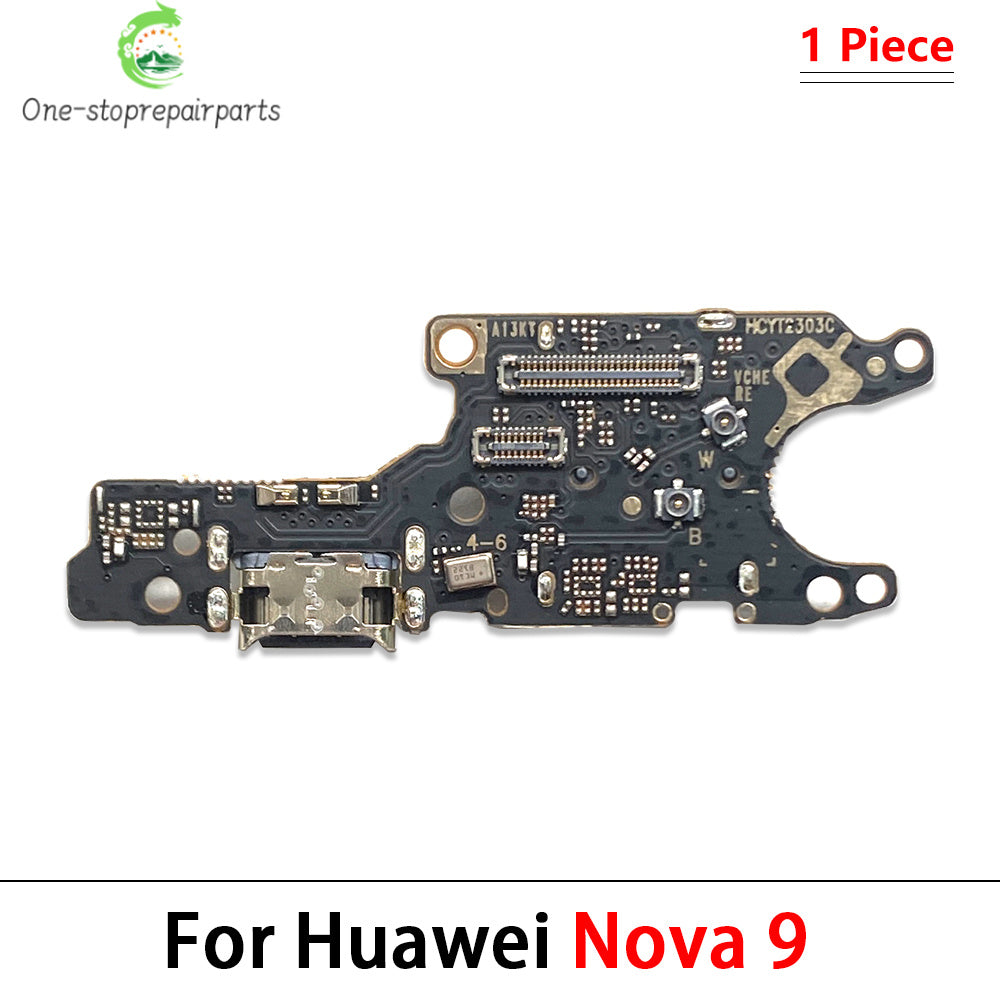 USB Charging Charger Port Dock Connector Flex Cable Microphone For Huawei Nova 2 Plus 2S 3 3i 3e 4 4e 5 5i 7 8 9 10 Pro 5G SE Huawei phone repair parts