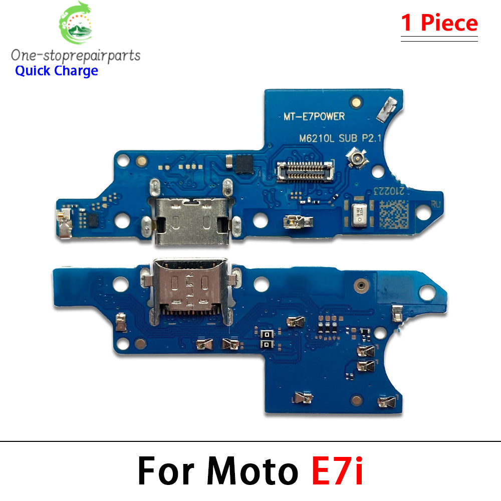 USB Charging Board Port Dock Charger Connector Flex Cable For Moto E6i E7i E22i E32 G24 Power G04 G14 G54 G64 G84 G42 G62 5G Motorola phone repair parts