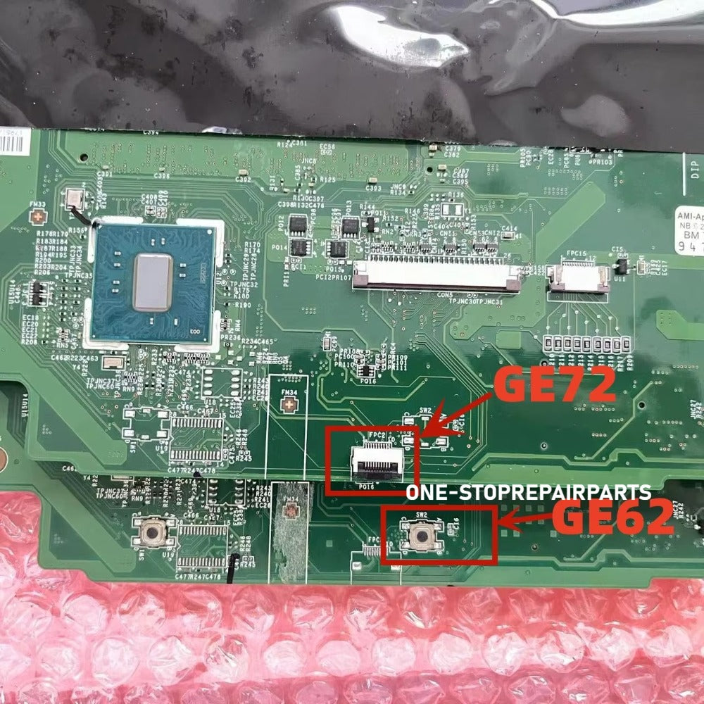 For MSI GE62 GE72 Motherboard MS-17951 MS-1795 MS-16J51 MS-16J5 GTX960M I5-6300HQ i7-6700HQ100% Test OK MSI laptop repair parts