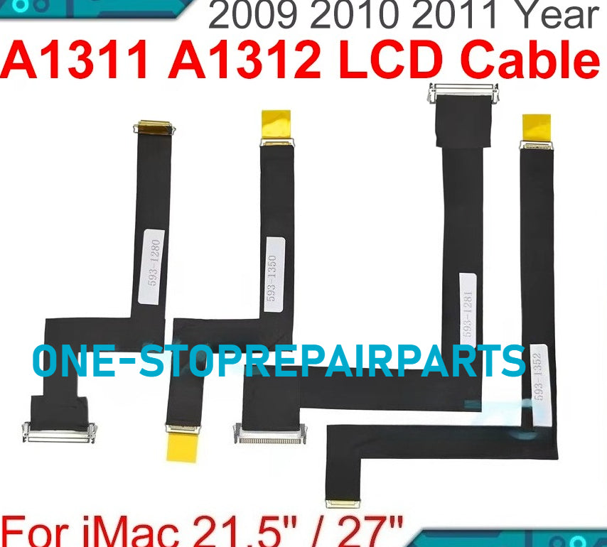 A1311 LCD LED LVDS Cable Screen Display Flex Cable For iMac 21.5" 27" A1312 LCD Cable 2009 2010 2011 iMac repair parts