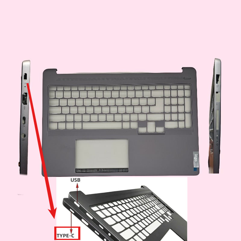 Cover case for Lenovo  ideapad 5 Pro 16ARH7 16IAH7 16ACH6 lcd top housing upper palmrest bezel bottom hinge cover 5CB1H95501