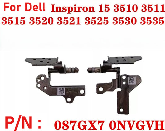 LCD Screen Hinge Bracket Pair Kit Set for DELL Inspiron 15 3510 3511 3515 3520 3521 3525 3530 3535 Hinge 087GX7 0NVGVH Dell laptop repair parts