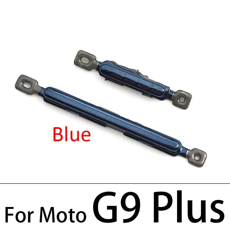 10Pcs/Lot, New For Motorola Moto G8 G9 Plus Play Power Lite Power Button + Volume Side Button Replacement Parts Motorola phone repair parts