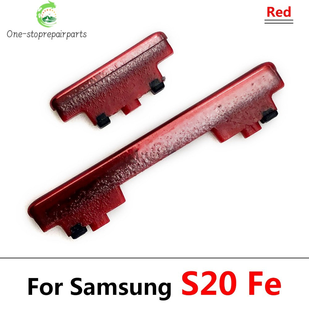 10Pcs/Lot, New Power Button + Volume Side Button For Samsung S20 / S20 Plus / S20 Ultra / S20 Fe Samsung phone repair parts