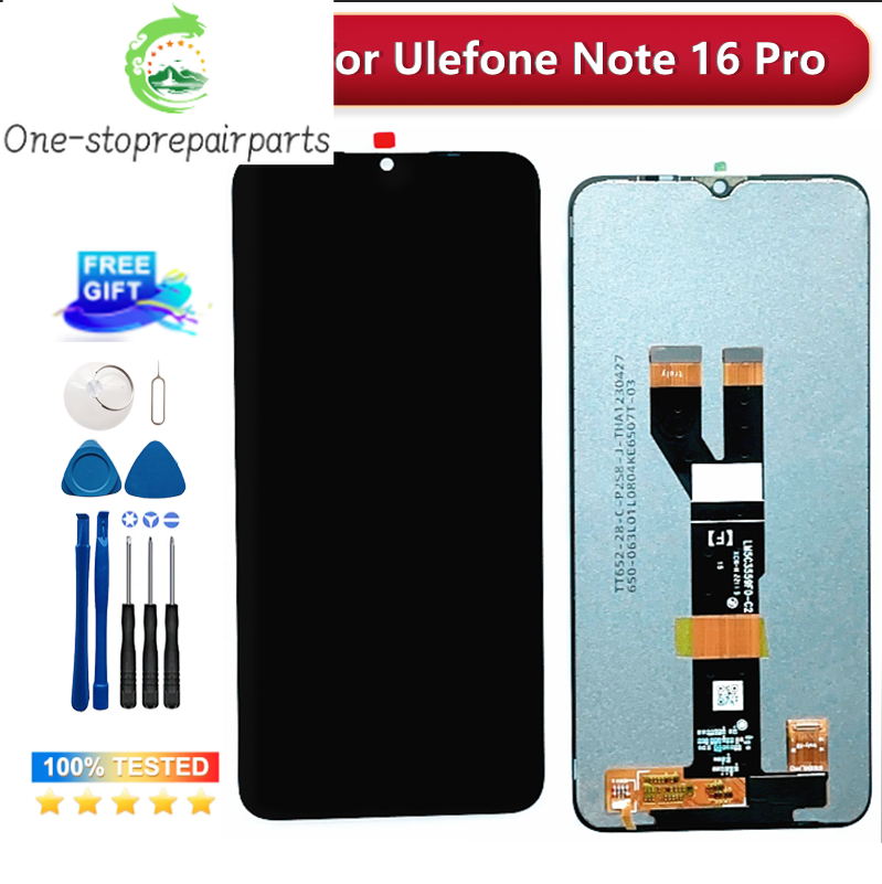6.52Inch Ulefone Note 16 Pro LCD Display+Touch Screen Digitizer Assembly 100% Original LCD+Touch Digitizer for Ulefone Note16Pro Other brand Phone repair parts