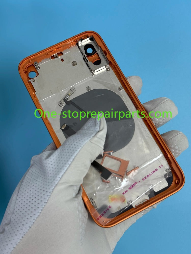 DIY Back housing For iPhone XS Max Like 17 Pro max Back Cover For iPhone XR 12 to 17 Pro 11 to 17 Pro Housing X XS Up To 17 pro iPhone phone repair parts