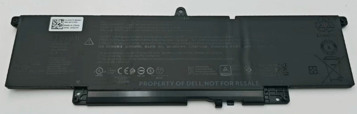 0703TP Battery For Dell Pro 16 CGR6V 086RFC 0MNK2F 55JWC W8YWH Dell laptop repair parts