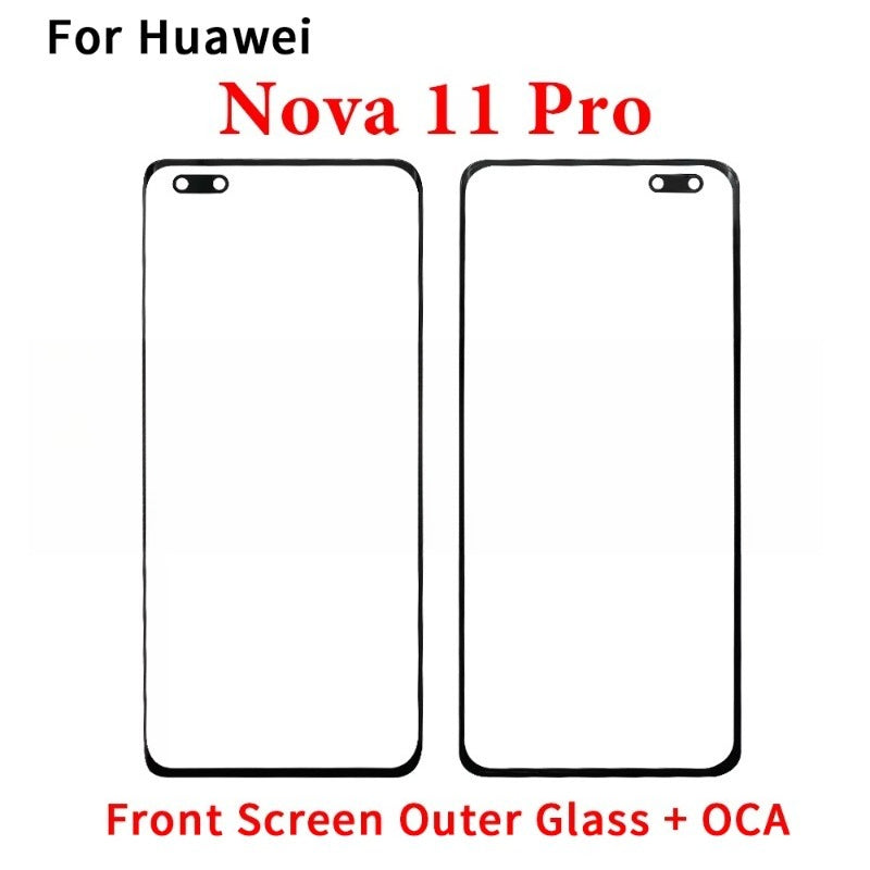 Front Screen Outer Glass With OCA For Huawei Nova 10 10Z 11 11i 12 12i Pro SE Ultra Lite Replacement Parts Huawei phone repair parts