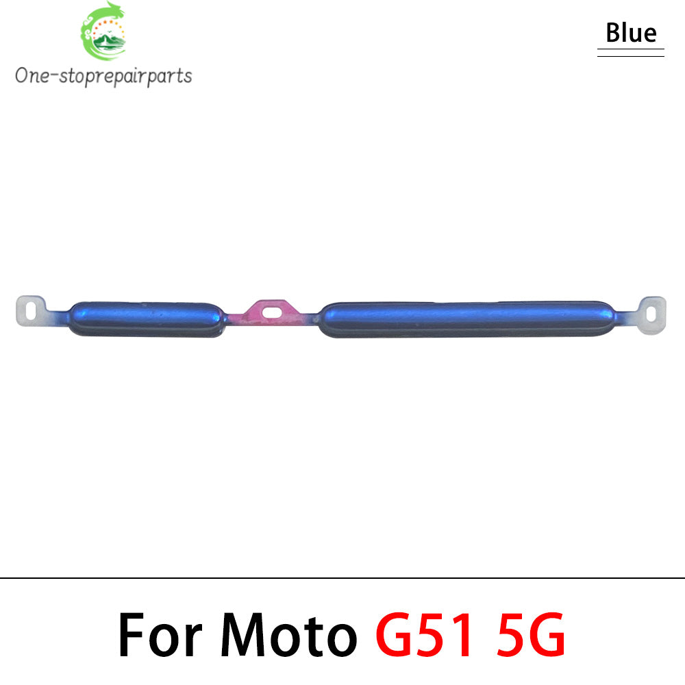 10Pcs/Lot, New For Motorola For Moto G10 G20 G30 G60 G60s G31 G71 G51 5G Power Volume Side Button Key Replacement Parts Motorola phone repair parts
