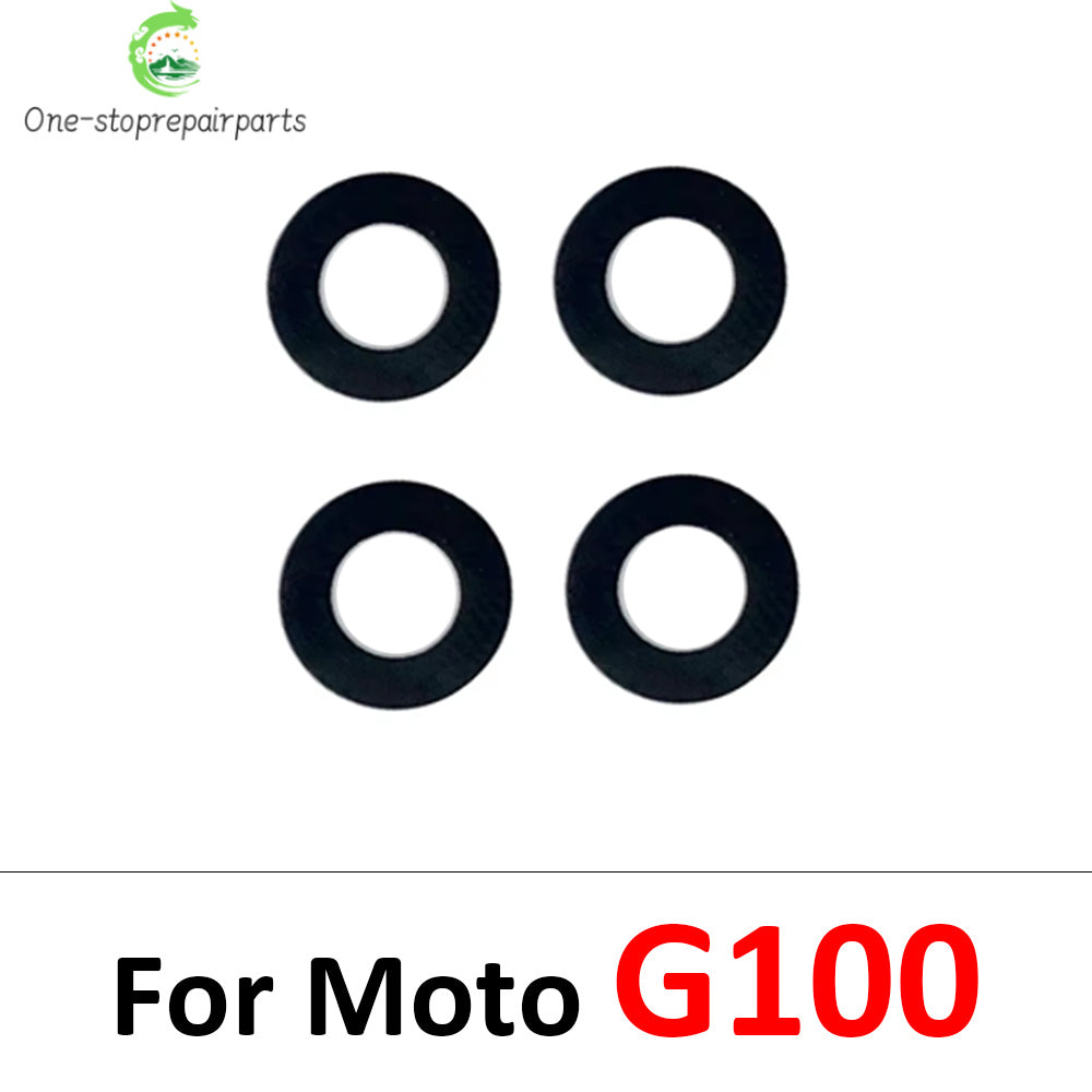 10Pcs, Camera Lens Back Rear Camera Glass Lens with Sticker For Moto G10 G20 G30 G50 G60 G60s G31 G41 G51 G71 G100 G200 5G G04s Motorola phone repair parts
