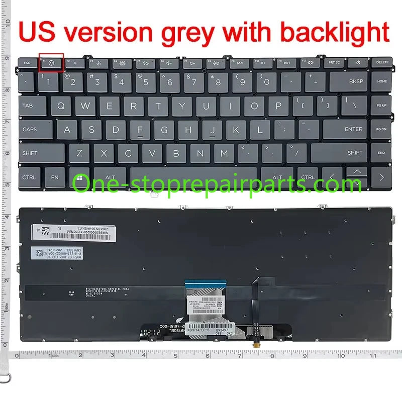 US NEW keyboard For HP Pavilion x360 14M 14-DW 14-DV 14-DY 14-EK 14-EC 14-EM 14-EP TPN-I141/I142/C157/C158 14-EE English laptop HP laptop repair parts