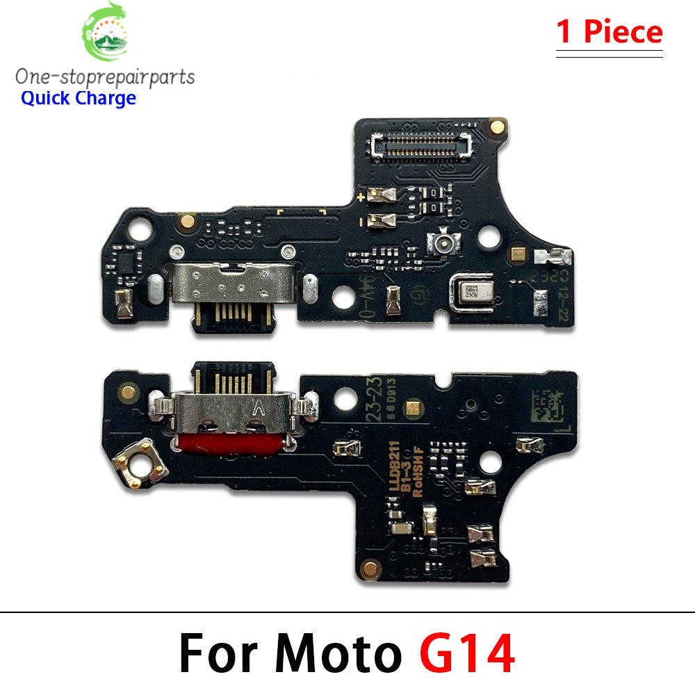 USB Charger Charging Board Port Connector Flex Cable For Moto G04 G14 G24 G54 G64 G84 G34 G45 G05 G15 G75 G85 G06 G56 G86 Power Motorola phone repair parts