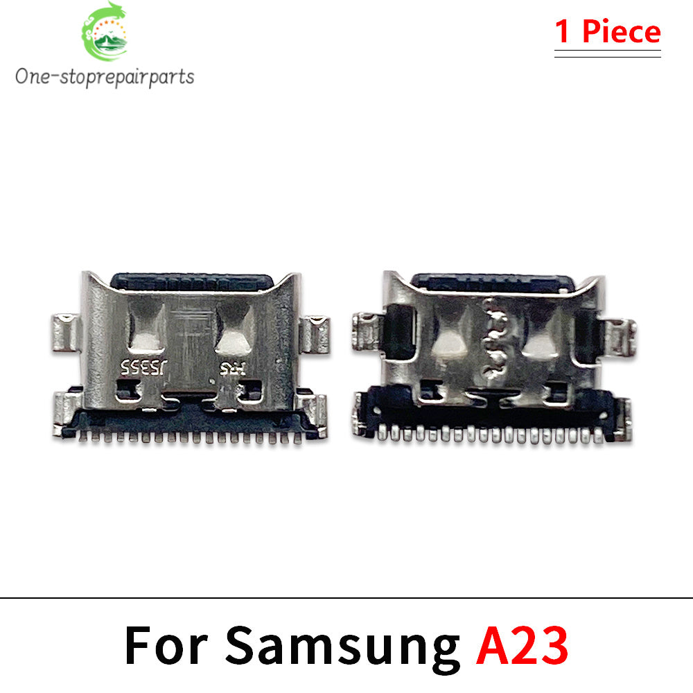 10Pcs, Micro USB socket connector charger Charging Port For Samsung A14 A04 A04s A04E A24 A34 A54 A05 A05s A13 A23 A33 A53 4G 5G Samsung phone repair parts