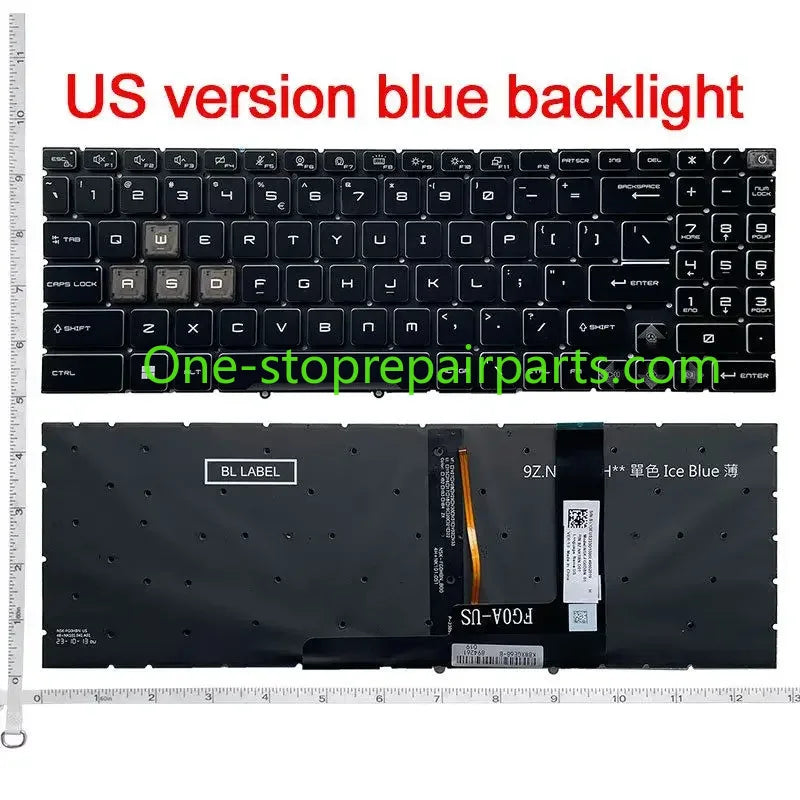 US NEW Laptop Keyboard For MSI VECTOR GP68HX 13V GP68 GE68 GP78 GE78 GE78HX GS77 GT77HX MS-17S1 15H1 15H2 15K1 15HK 1585 1583 MSI laptop repair parts