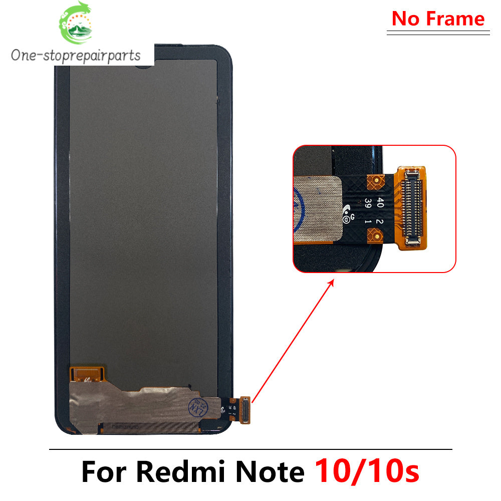 10Pcs, LCD Display For Redmi Note 10 Pro 4G 5G Note 10S M2101K7AI LCD Display Screen Digitizer For Redmi Note 10 Pro Redmi phone repair parts