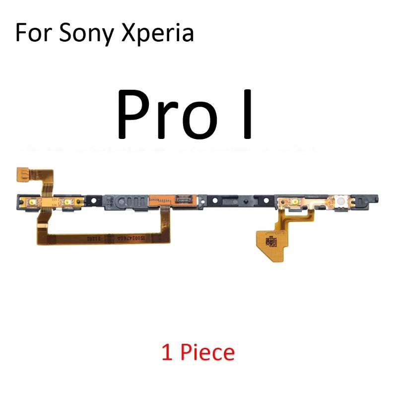 Switch Power ON OFF Key Mute Silent Volume Button Ribbon Flex Cable Parts For Sony Xperia Pro I 10 II III Lite Plus V VI Sony phone repair parts