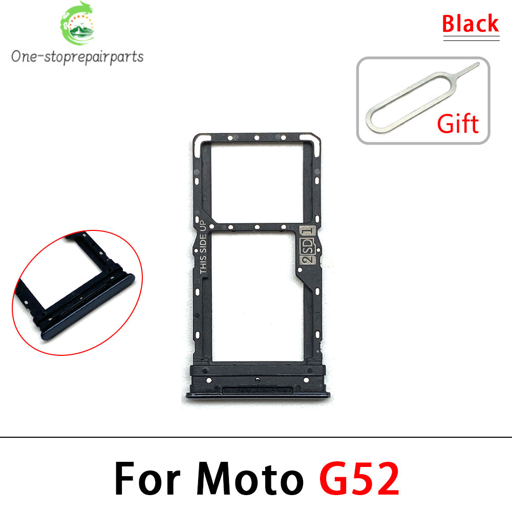 10Pcs, New For Motorola Moto G31 G51 G71 G22 G32 G52 G62 G72 Micro Nano SIM Card Holder Tray Slot Holder Adapter Socket Motorola phone repair parts