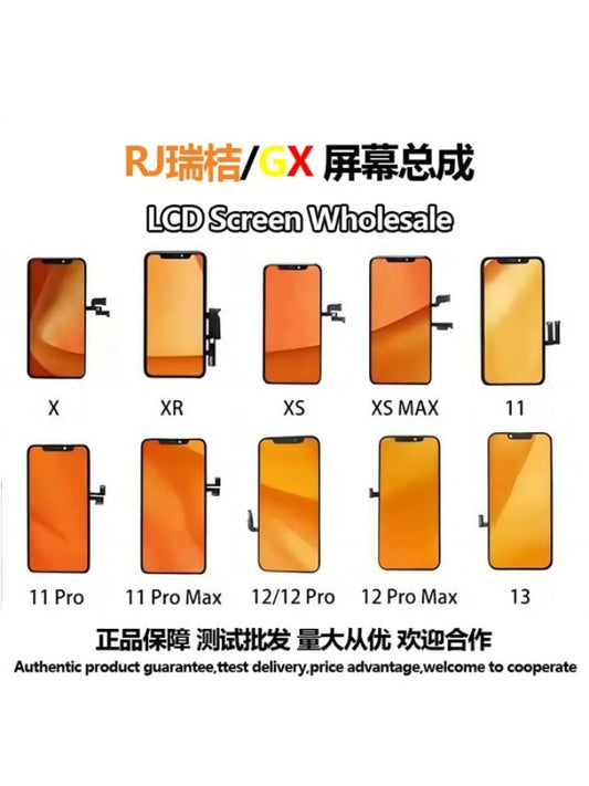 LCD touch screen assembly for iPhone GX RJ  X XS MAX XR 11 12 13 PRO MAX mini touch digitizer display panel