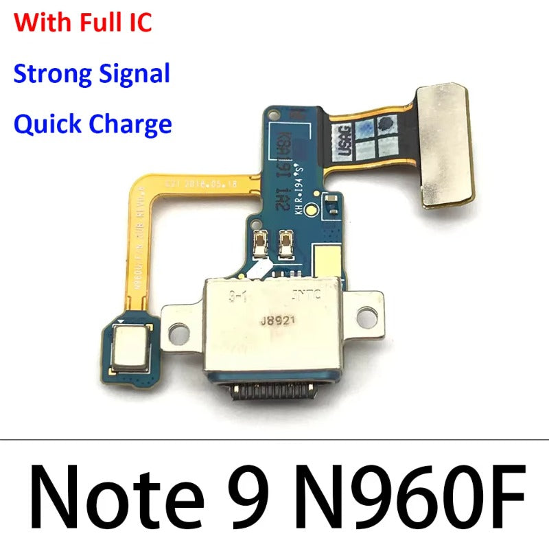 USB Charging Port Dock Connector Charge Board Flex Cable For Samsung Note 8 9 10 Lite Plus 20 Ultra N950F N970F N770F Samsung phone repair parts
