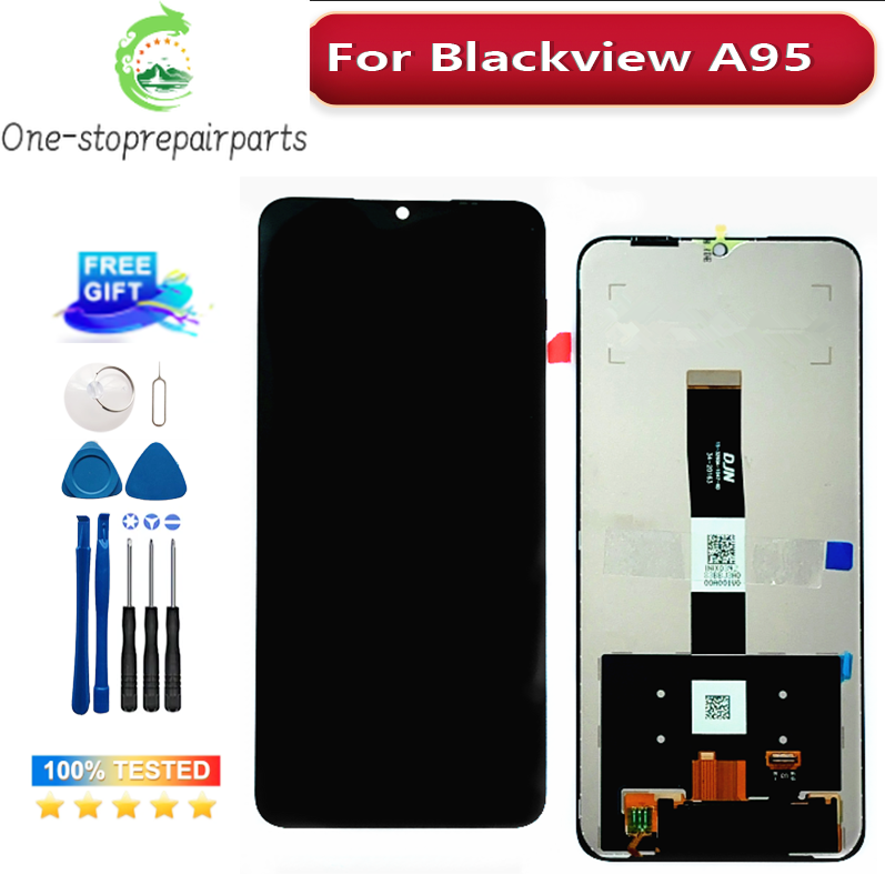 New 6.5 inch For Blackview A95 720*1600  LCD&Touch Screen Android 11 Digitizer Display Module Blackview phone repair parts