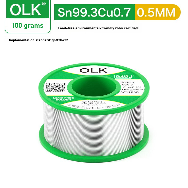 High purity solder wire 63 low temperature with flux rosin core welding household electric soldering iron lead-free solder wire Repair tools