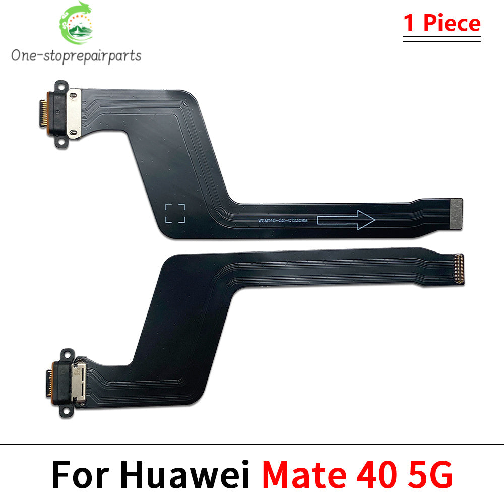 Dock Connector USB Charger Charging Board Port Flex Cable For Huawei Mate 40 50 50E 60 Pro P50 P60 P50E Pura 70 Pro Huawei phone repair parts