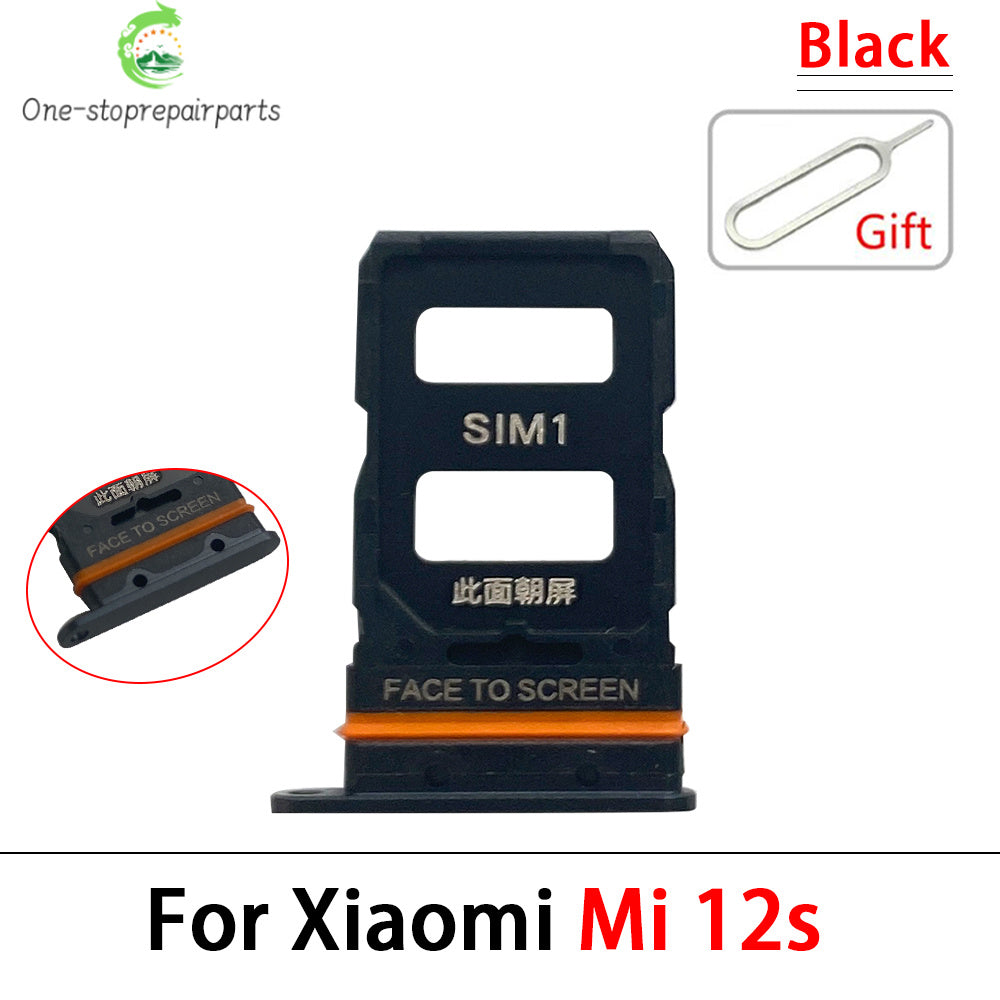 New For Xiaomi Mi 12 12T Pro 12 Lite 12s SIM Card Slot SD Card Tray Holder Adapter Replacement Parts  Xiaomi  Xiao mi phone repair parts