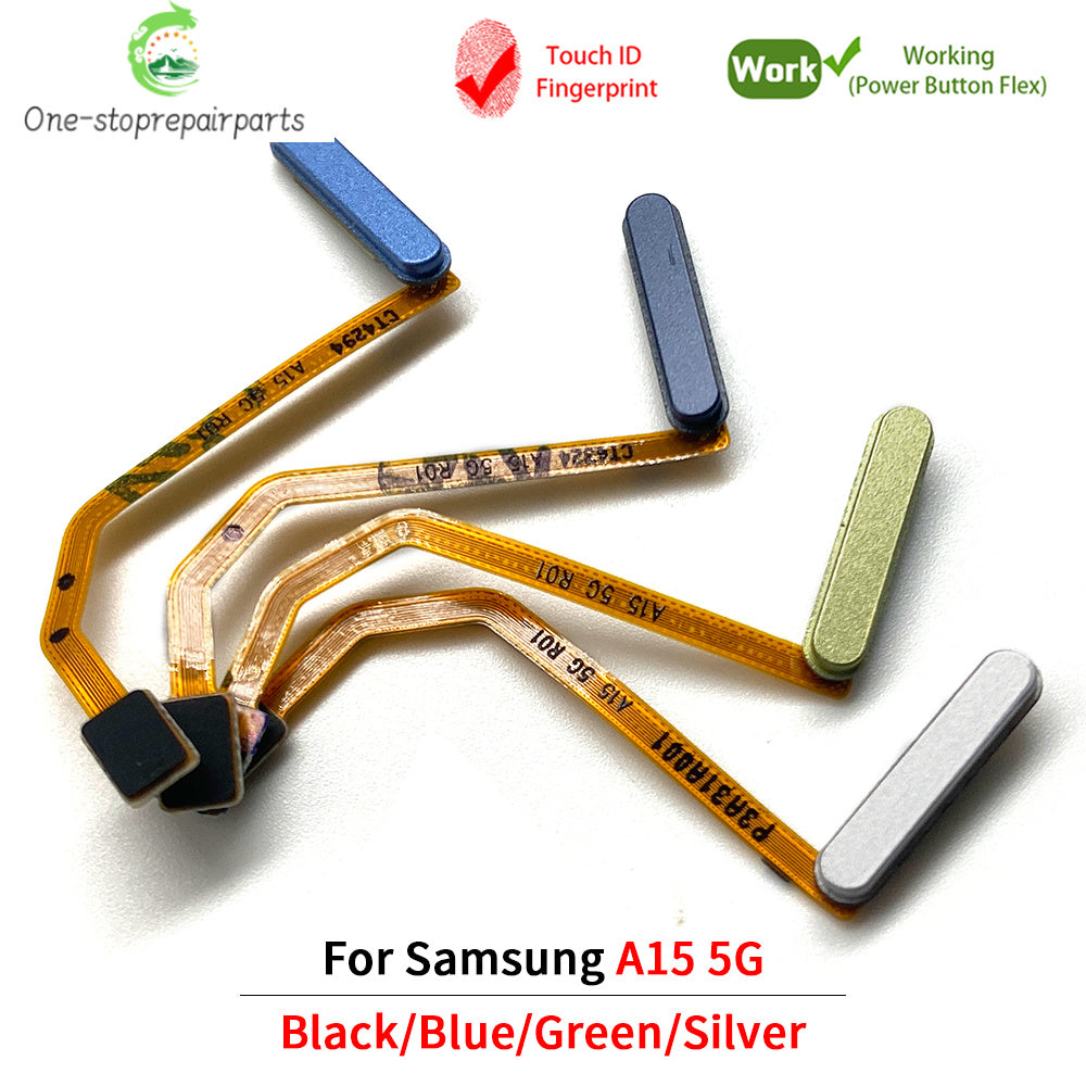 New For Samsung A05s A15 A25 4G 5G Home Button FingerPrint Touch ID Sensor Flex Cable Replacement Parts Samsung phone repair parts