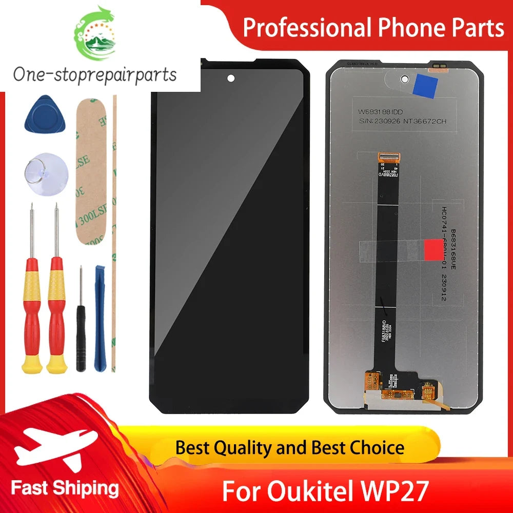 Original Oukitel WP27 LCD Display and Touch Screen Digitizer Assembly Replacement Display LCD + Tools Other brand Phone repair parts