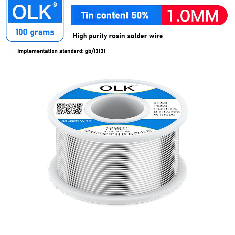 High purity solder wire 63 low temperature with flux rosin core welding household electric soldering iron lead-free solder wire Repair tools