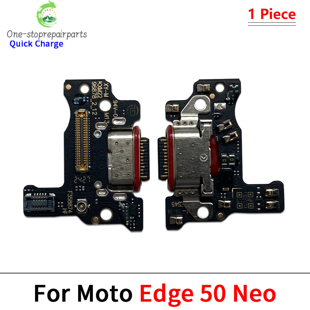 For Motorola Moto Edge 20 Lite S 40 30 50 Neo Fusion Ultra Pro Plus USB Charging Port Dock Charger Connector Board Flex Cable Motorola phone repair parts