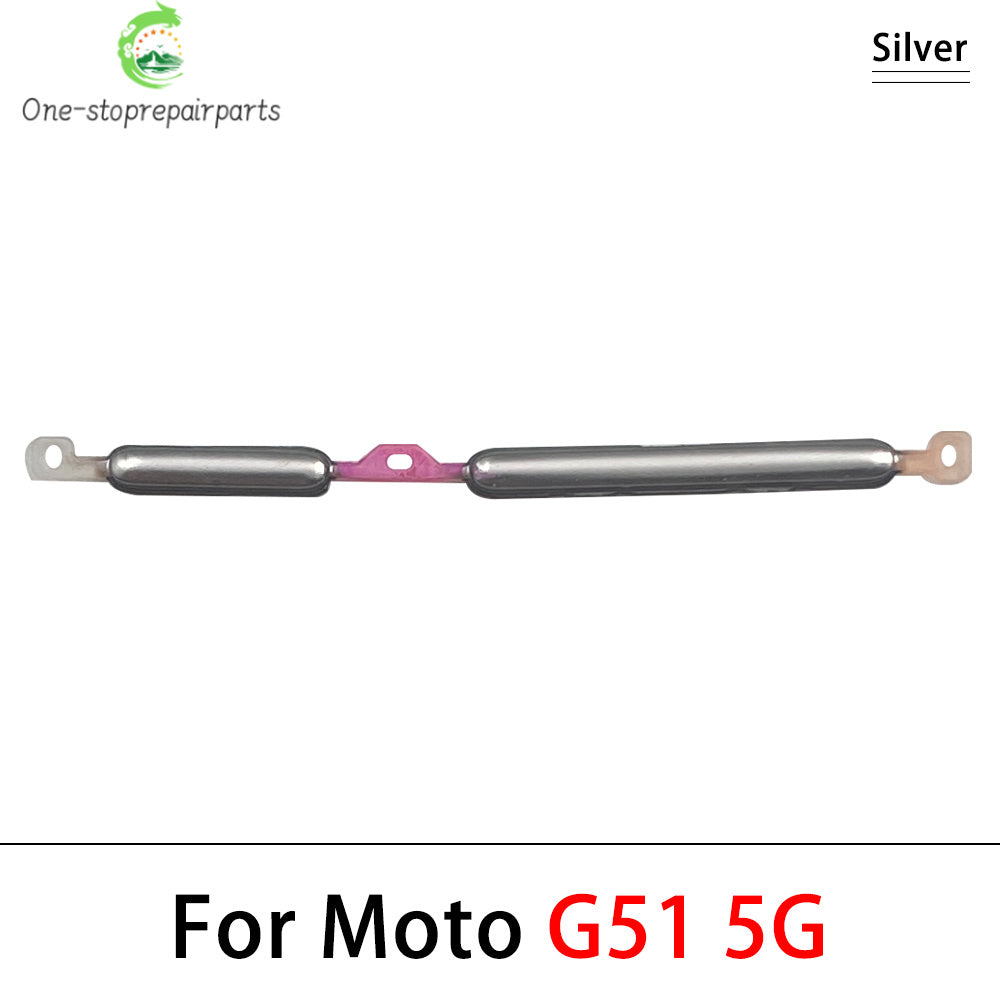 10Pcs/Lot, New For Motorola For Moto G10 G20 G30 G60 G60s G31 G71 G51 5G Power Volume Side Button Key Replacement Parts Motorola phone repair parts