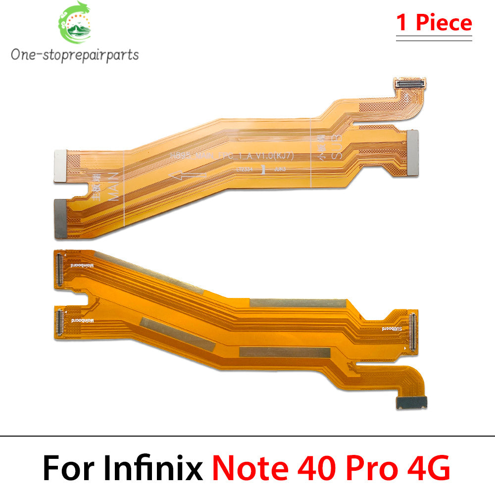 10Pcs, Main Board Motherboard Connector Board Flex Cable For infinix Note 10 11 12 30 30i 40 Pro G96 VIP 4G 5G X693 X663 X697  infinix phone repair parts