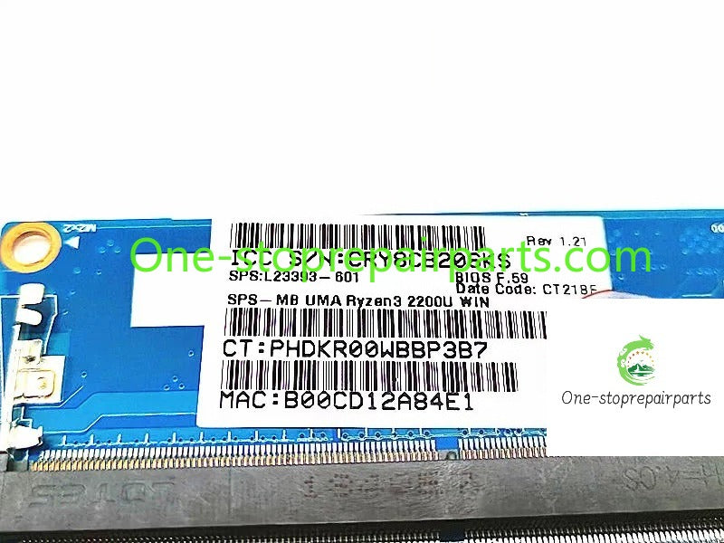 Motherboard for HP 14-CM 14T-CM TPN-I132 14-CM 245 G7 TPN-I135 6050A2983601 UMA Ryzen 3 2200U CPU main system board