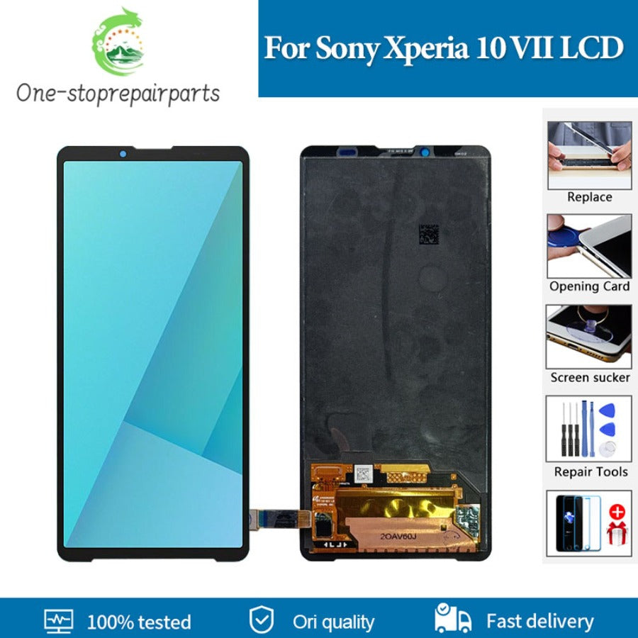 6.1'' Original For Sony Xperia 10 VII LCD Display Touch Screen Digitizer For Sony X10VII LCD XQ-FE54 XQZ-CBFE Screen Replacement Sony phone repair parts