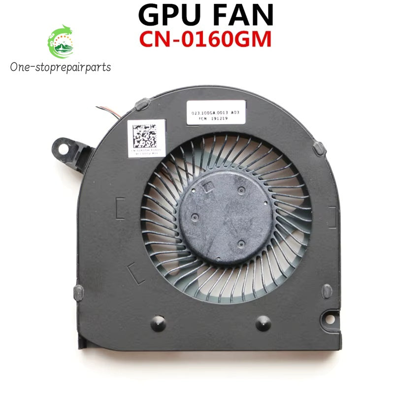 New Original LAPTOP CPU GPU Cooling Fan FOR DELL P89F G3-3590 G5-5500 G5-5505 04NYWG 0160GM Dell laptop repair parts
