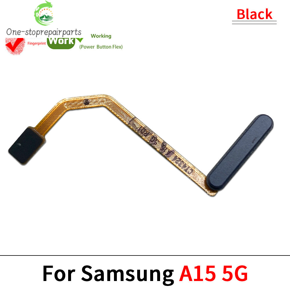 New For Samsung A05s A15 A25 4G 5G Home Button FingerPrint Touch ID Sensor Flex Cable Replacement Parts Samsung phone repair parts