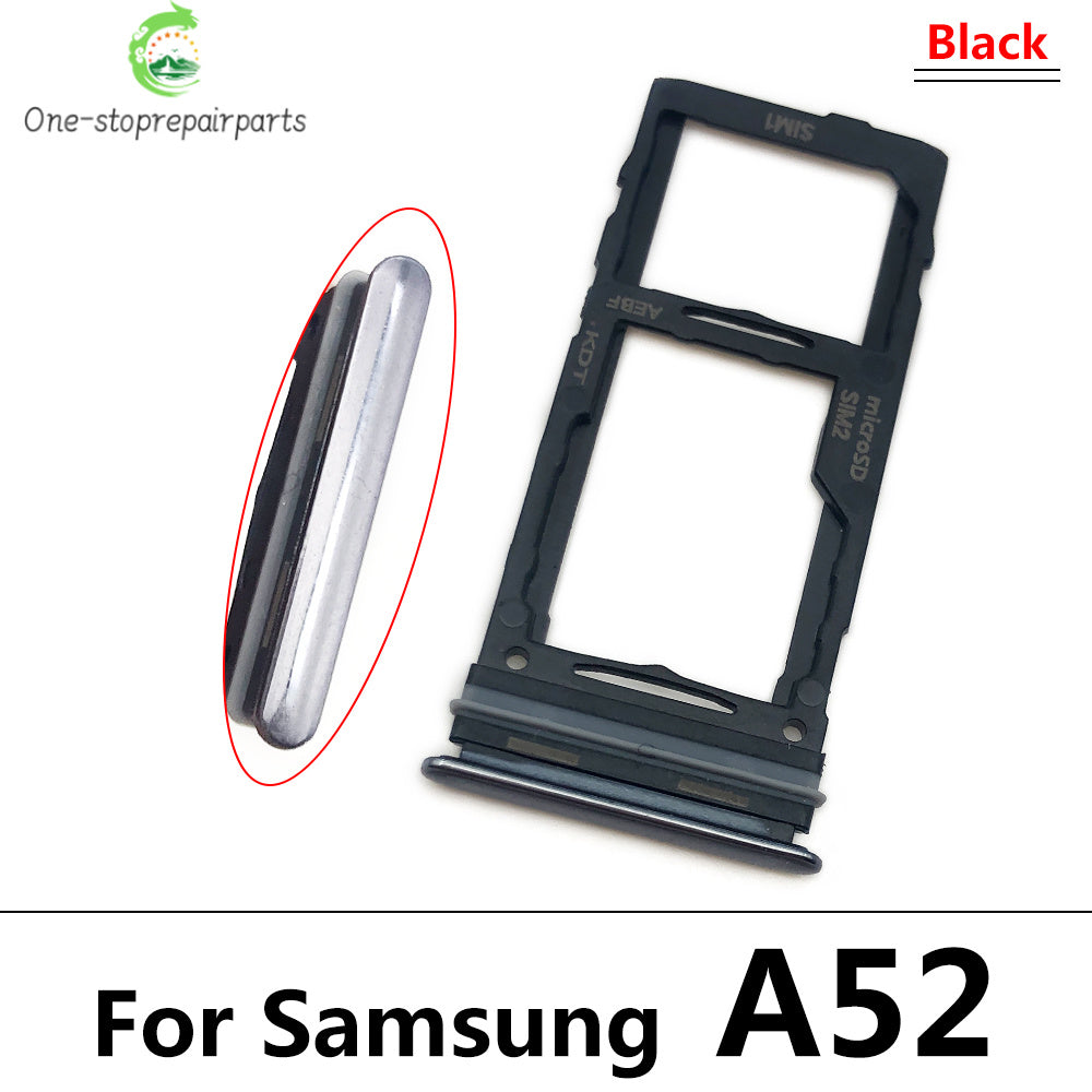 New Sim Card Tray Reader Socket Slot Holder For Samsung A32 A52 A72 4G 5G Replacement Part Samsung phone repair parts