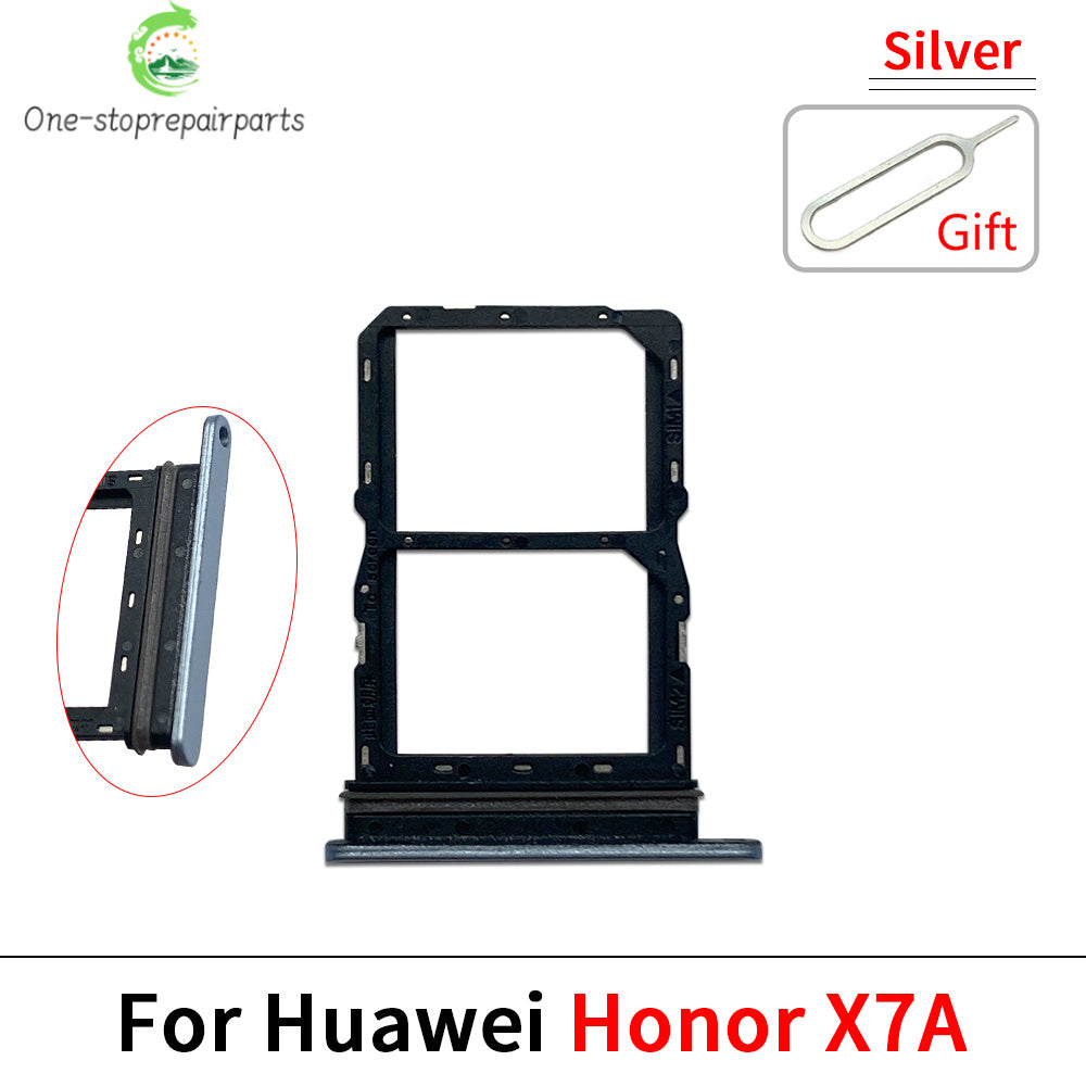 New SIM Card Slot SD Card Tray Holder Adapter For Huawei Honor X7 X7A X7B X7C Replacement Parts Huawei phone repair parts