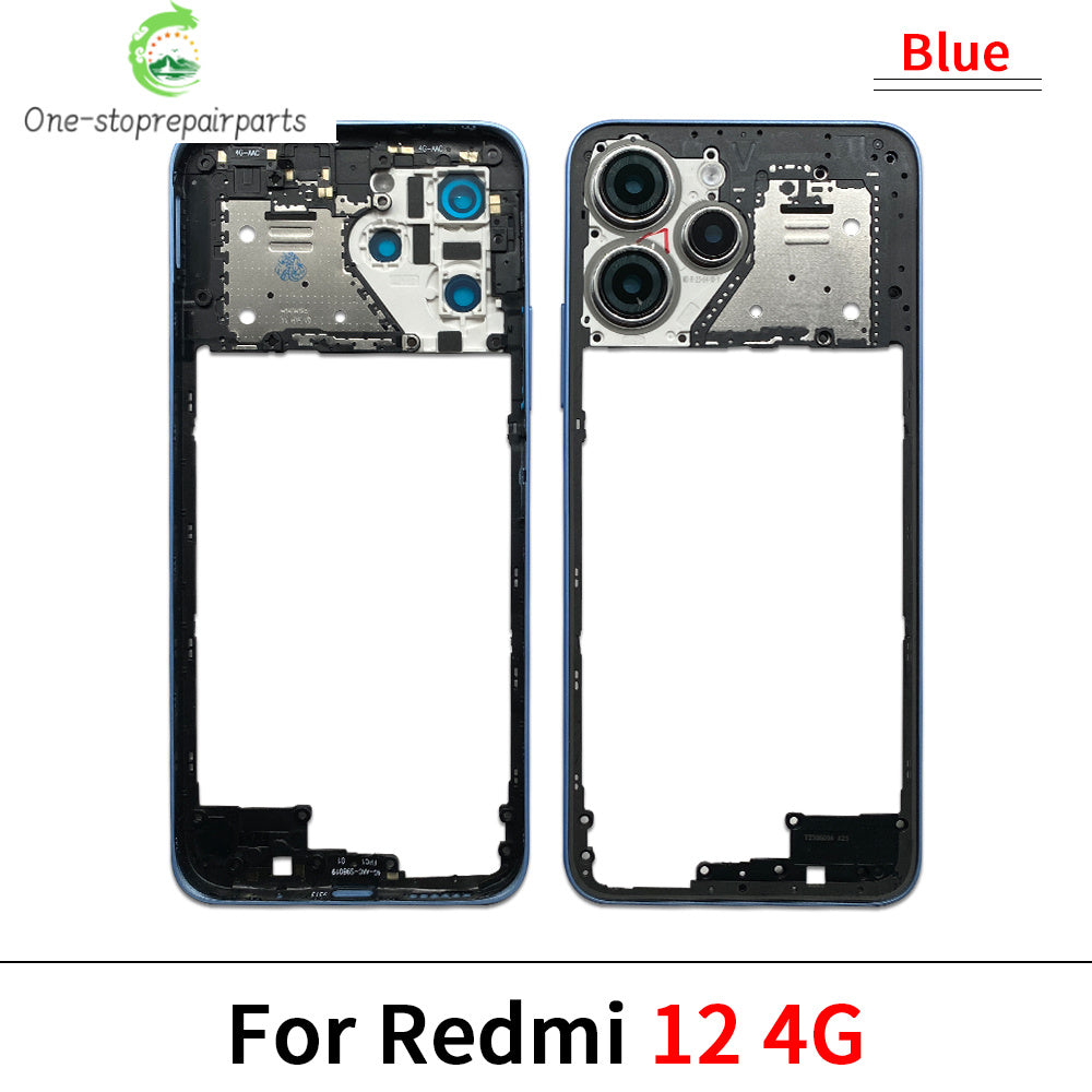 New Middle Frame For Xiaomi Redmi 12 13 13C 14C 4G 5G Door Housing Bezel Repair Parts Xiaomi  Xiao mi phone repair parts