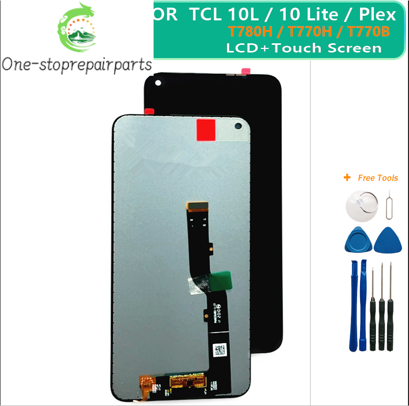 6.53 Original T780H T770B T770H LCD Display Touch Screen Digitizer Assembly Feplacement Fepair Parts For TCL Plex 10L T10 Lite TCL phone repair parts