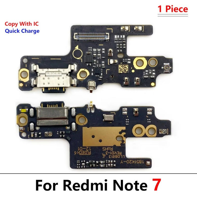 10Pcs USB Charge Port Dock Connector Charging Board Flex Cable For Xiaomi Poco X3 Pro M3 Redmi Note 7 8 8T 9S 9 10 10s Pro 9C 9A  Xiaomi  Xiao mi phone repair parts