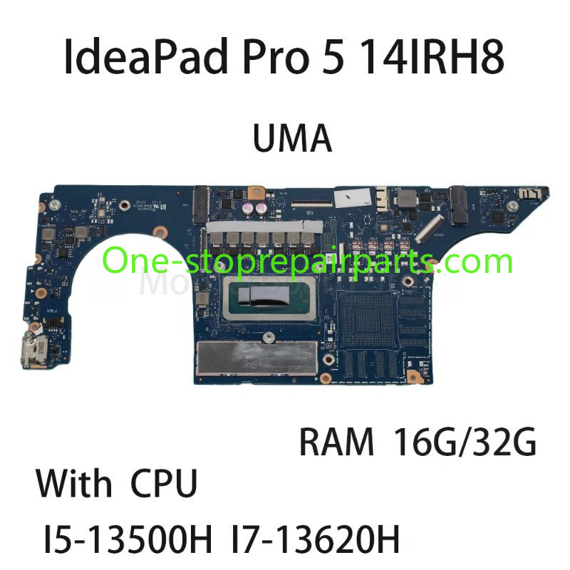 Laptop Motherboard For Lenovo IdeaPad Pro 5 14IRH8 With CPU I5 13500H I7 13620H RAM 16G/32G 5B21J38233 5B21J38236 Lenovo laptop repair parts