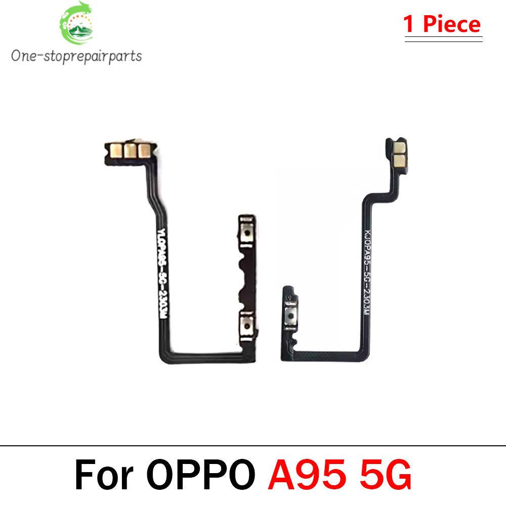 New Power on off Volume Key Button Flex Cable For OPPO A12 A15 A16 A52 A53 A54 A55 A57 A72 A73 A74 A93 A94 A95 A96 4G 5G OPPO phone repair parts